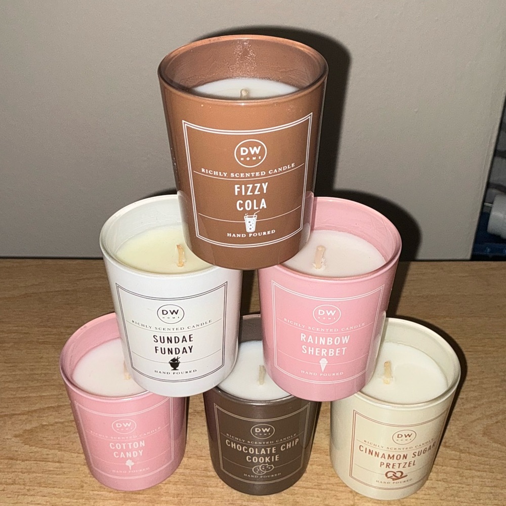 Set of 6 DW HOME Votive Candles - Picture 2 of 9